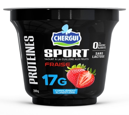 Image de CHERGUI Sport - YAC protéine - Fraise (200g)