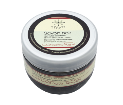 Image de Savon noir aux huiles essentielles TIYYA (250ml)